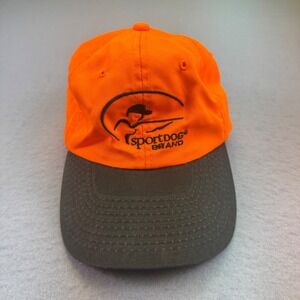 Sportdog Brand Hat Men's Hunting Orange Gray Duck Logo Embroidered Baseball Cap